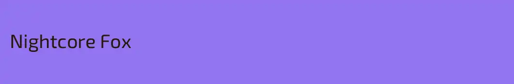 Nightcore Fox
